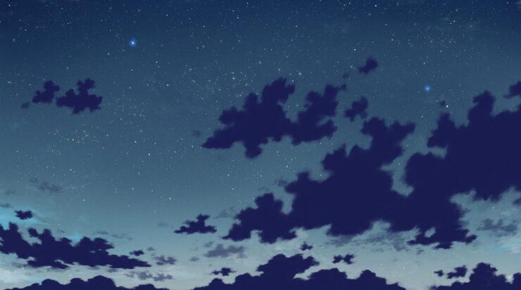 夜空 星空 の描き方 デジタルイラスト背景講座 Blank Coin